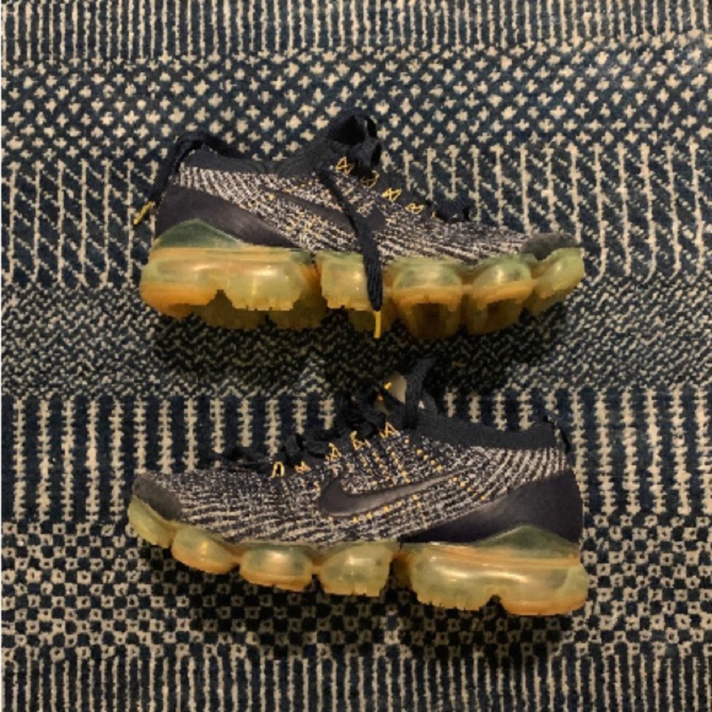 air vapor max flyknit 3 ‘college navy orange’